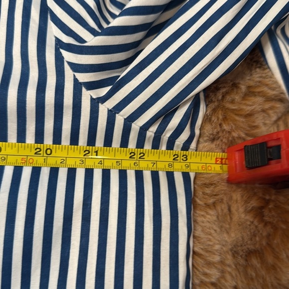 Zanzea Collection Blue Striped Women’s Shirt size 16 - Picture 7 of 11